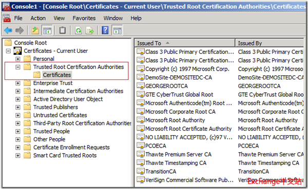 Exchange2010证书